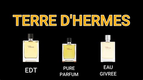 terre d'hermes edt vs edp